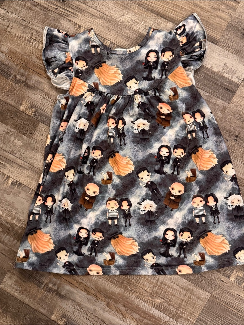 Boutique pearl, Adam’s family inspired dress size 4T